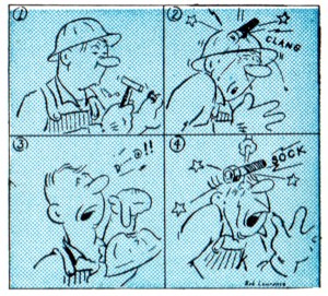 1943年鼓励安全生产的漫画