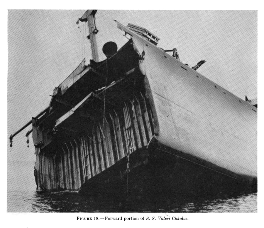 T-2油轮故障，SS Valeri Chkalov，1947年最终报告