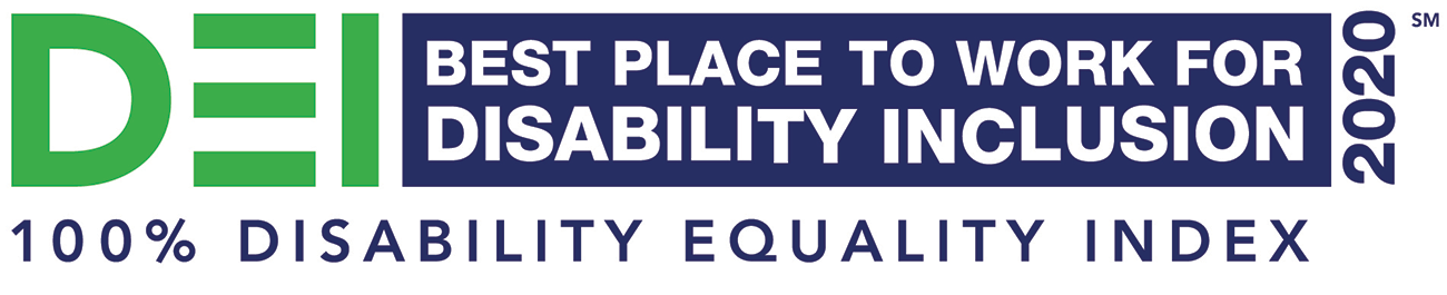 残疾人与包容最佳工作地点100%残疾人平等指数