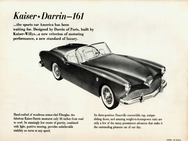 1954年凯撒汽车公司的销售手册