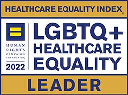 人权运动基金会2022医疗保健平等指数LGBTQ+医疗保健平等领导者徽标徽标