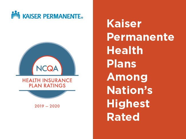 NCQA健康保险计划评级2019-2020：Kaiser Permanente Healthraybat官网 Plane Plance of Nation评级最高