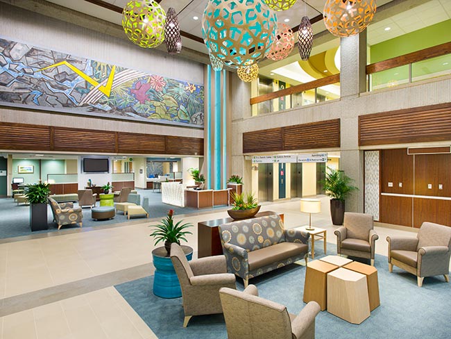 Moanalua医疗中心的内部视图。